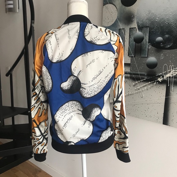 ADIDAS x FARM RIO collab tropical palm limited edition superstar jacket size S - Picture 4 of 13
